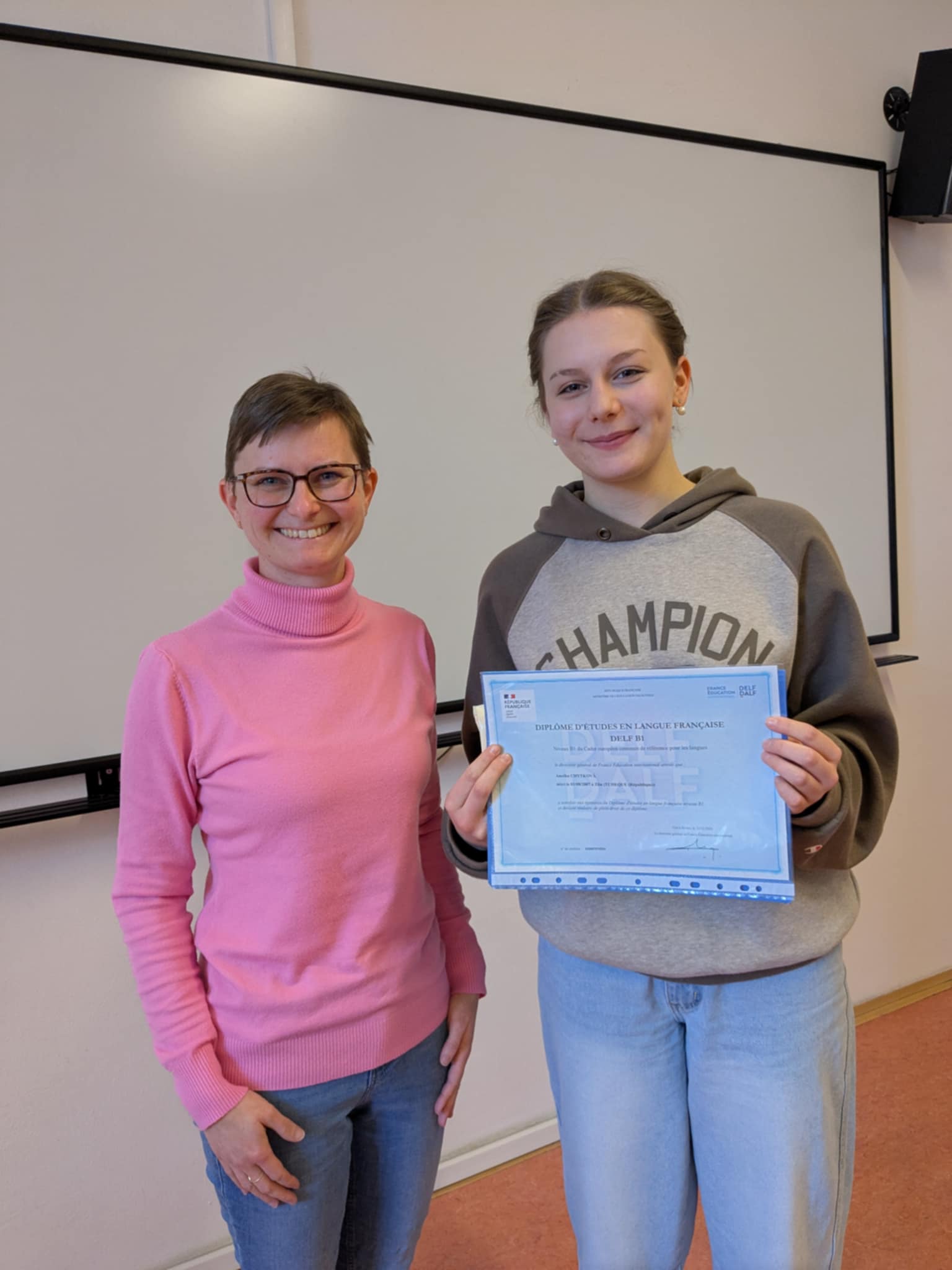 Certifikát DELF B1