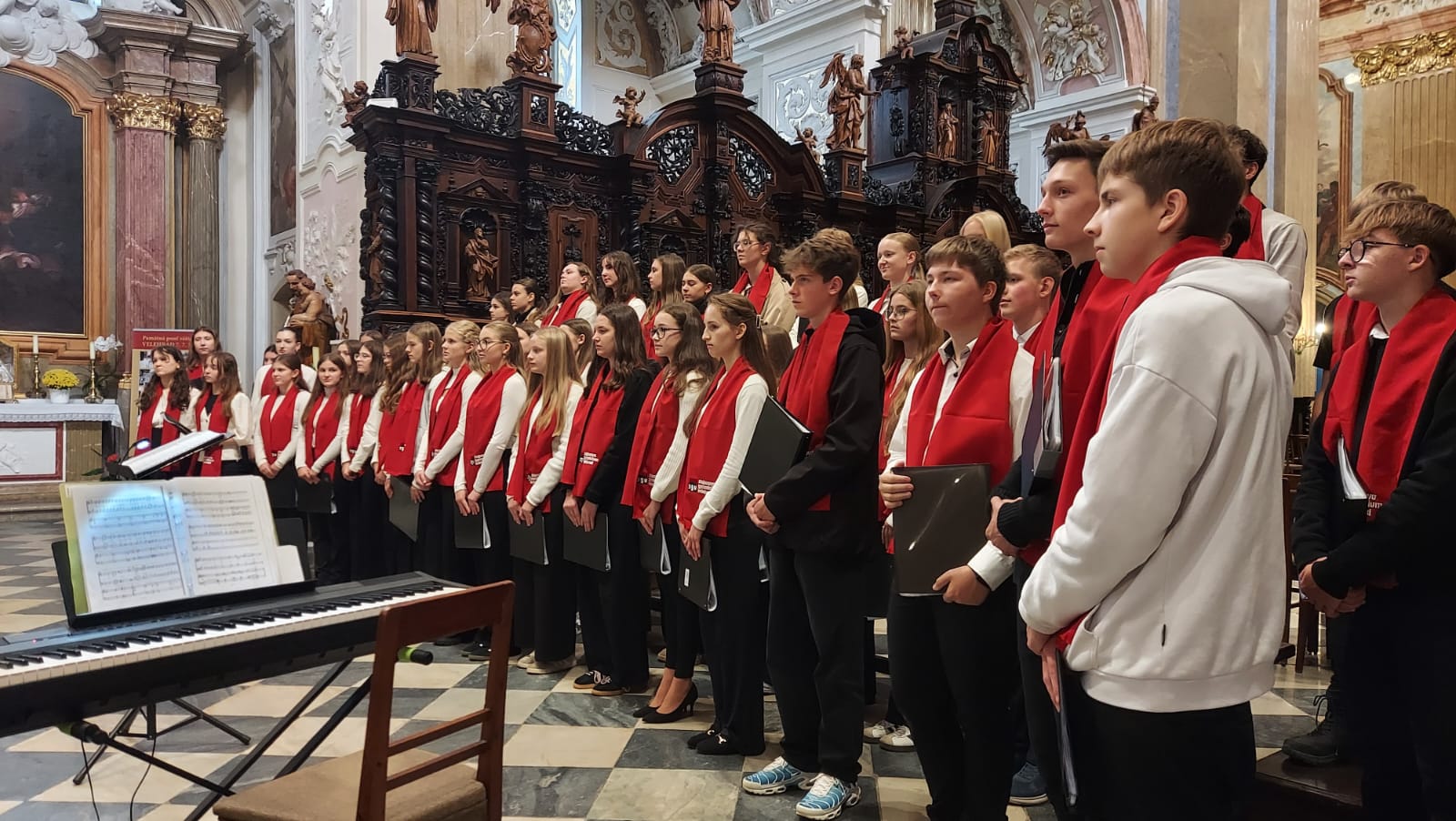 Zpěv PS SGV pro konferenci Evropské kulturní stezky