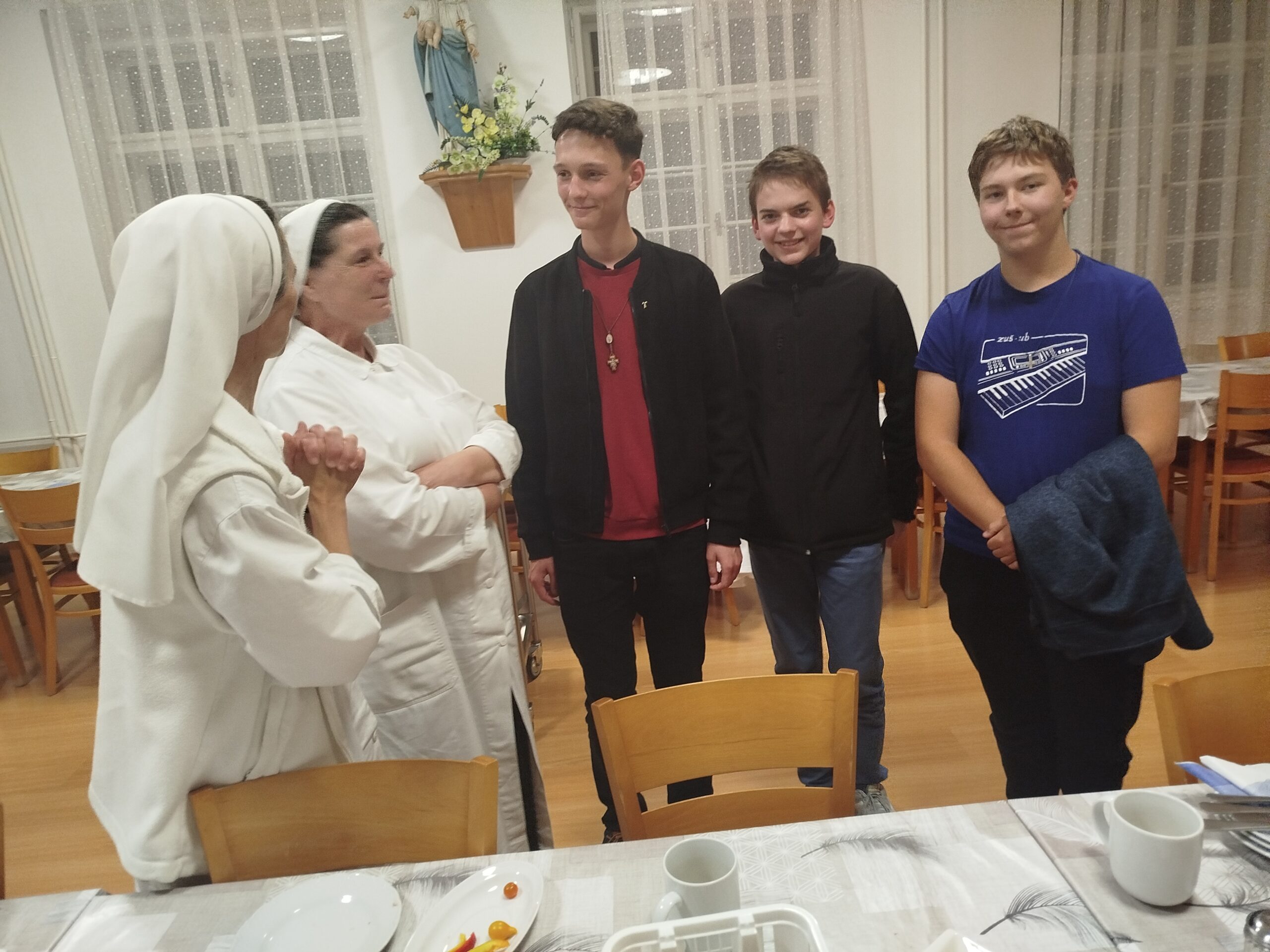 Večerní chvíle v komunitě sester