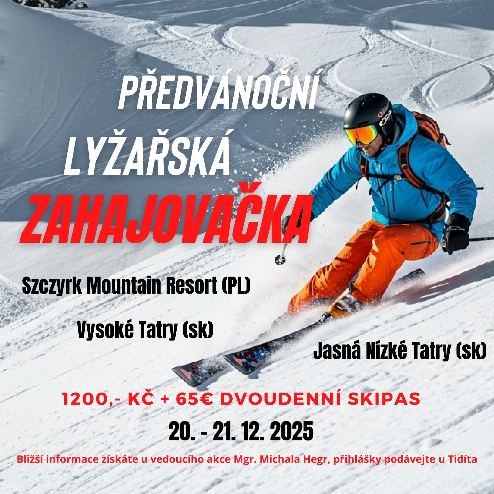 Předvánoční lyžařská zahajovačka