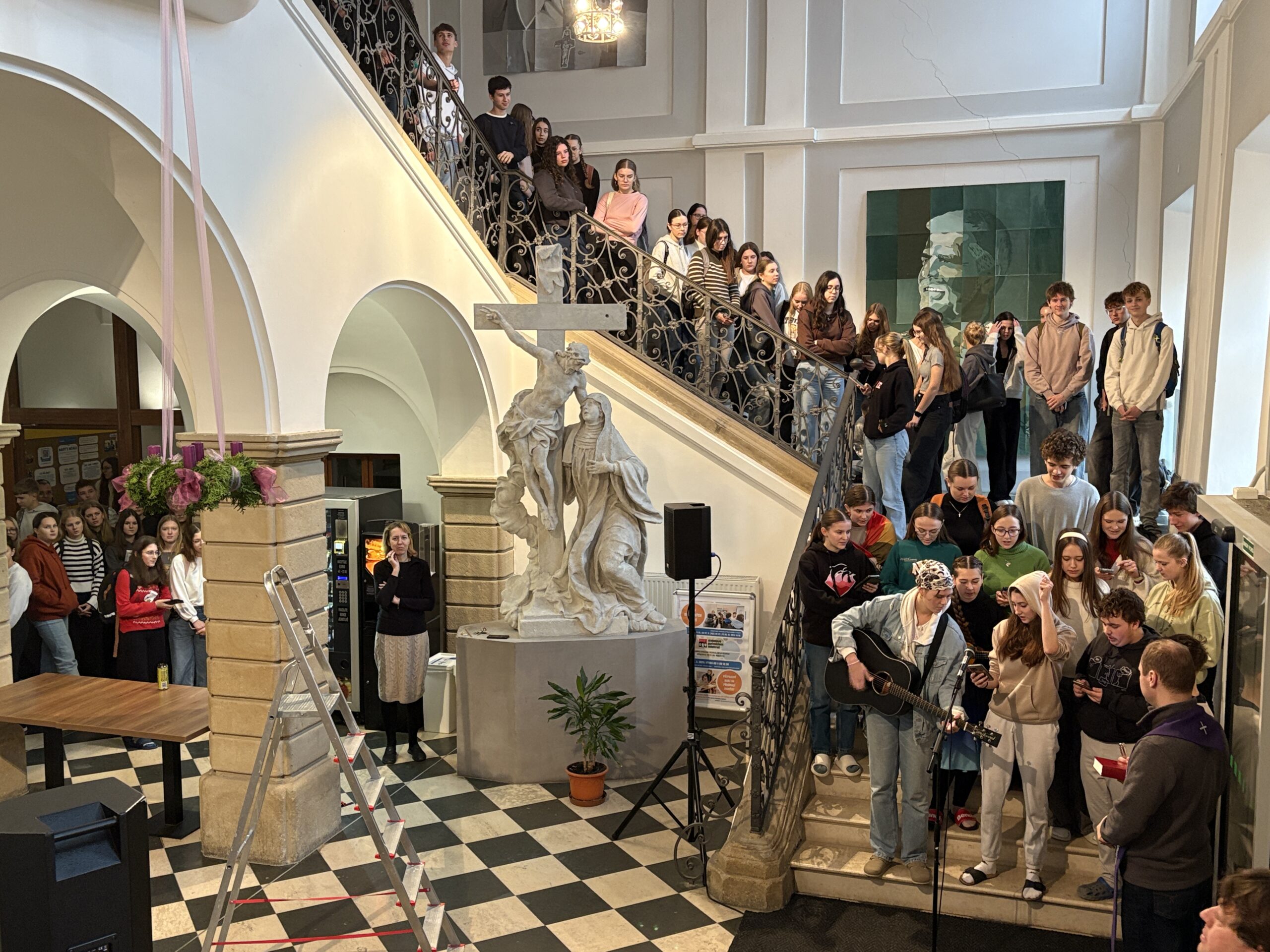 První adventní schody