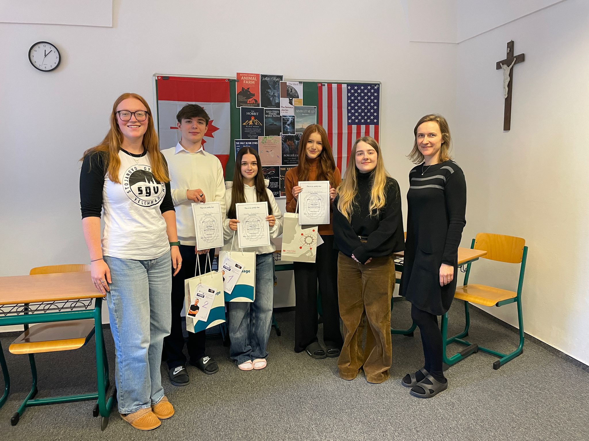 Školní kolo olympiády v AJ