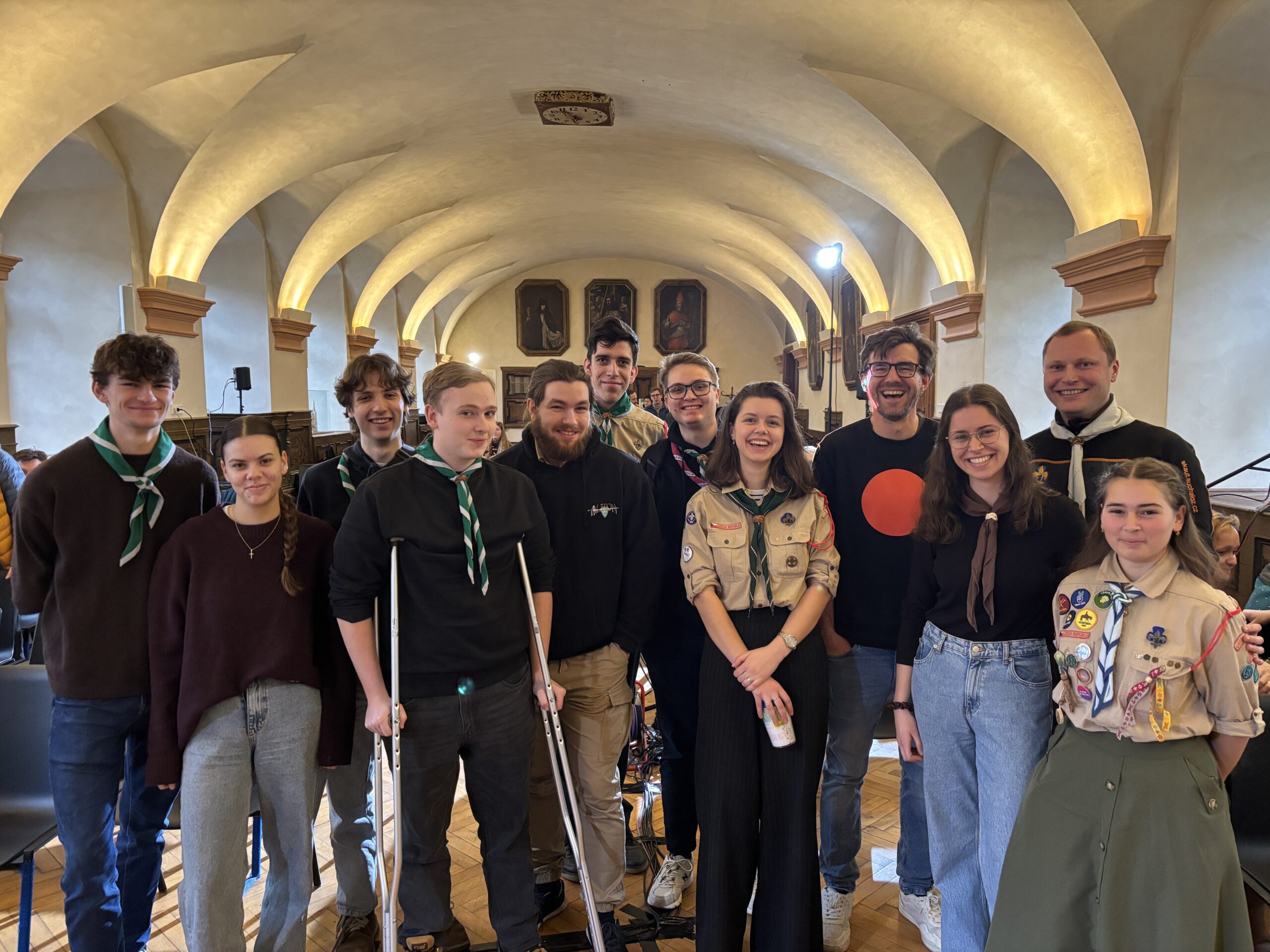 Naši skauti na Ekumenické lesní škole v Praze