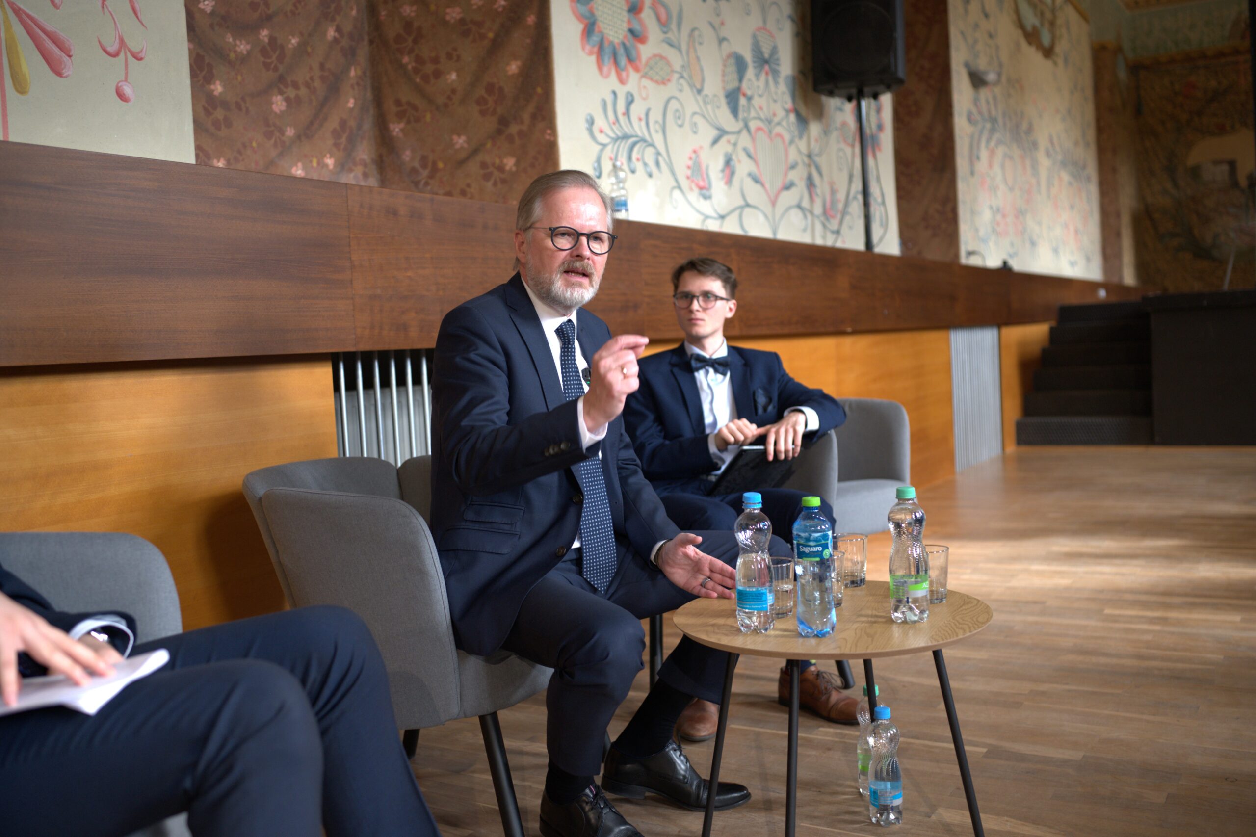 Významná návštěva na SGV: Petr Fiala besedoval se studenty